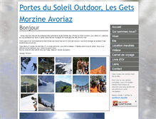 Tablet Screenshot of portesdusoleil-outdoor.com